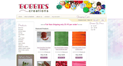 Desktop Screenshot of bobbiescreations.com